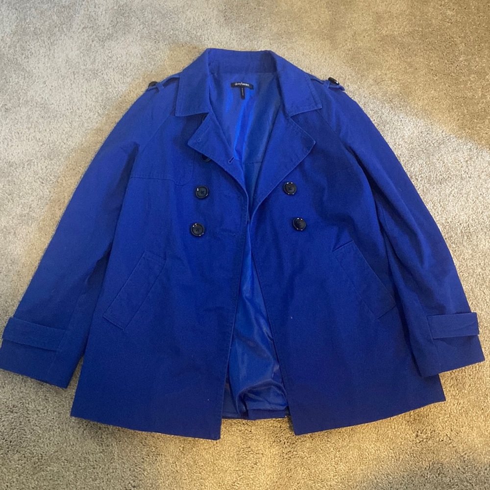 Daisy Fuentes Blue Peacoat